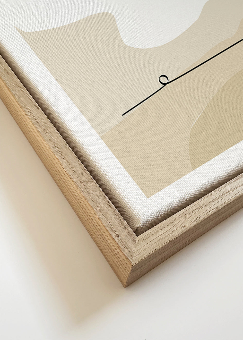 Ontspannend design: yogahouding in één lijn