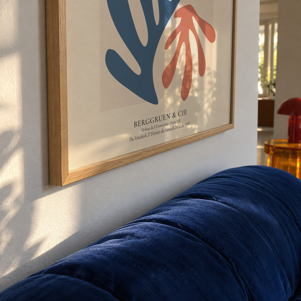 Henri Matisse papiers découpés IV - Framed poster detail