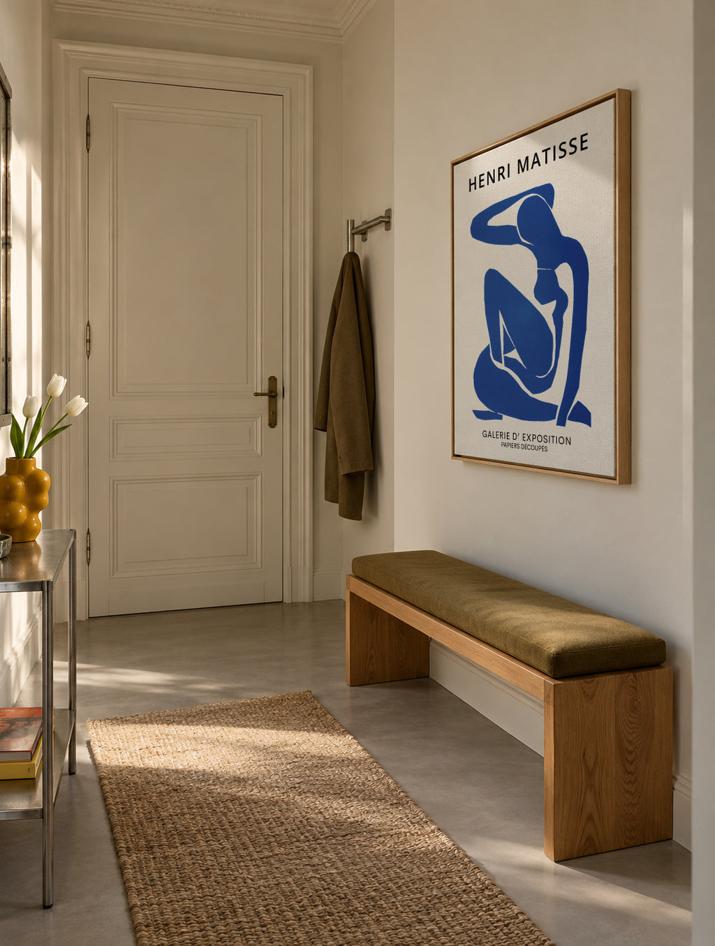 Henri Matisse NUDE - Framed canvas in an interior