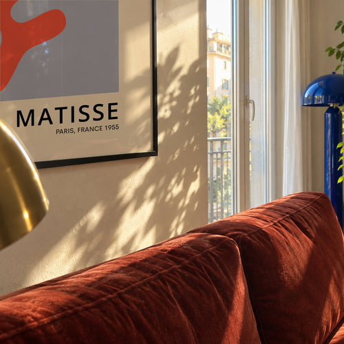 Henri Matisse papiers découpés X - Framed poster in an interior