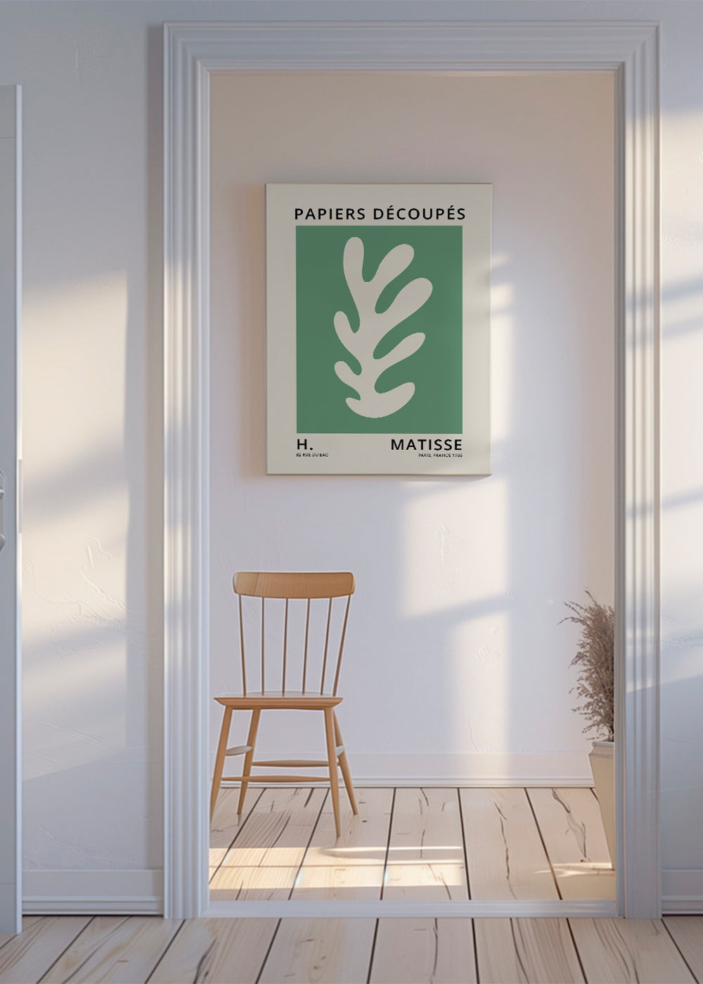 Henri Matisse GREEN papiers découpés I