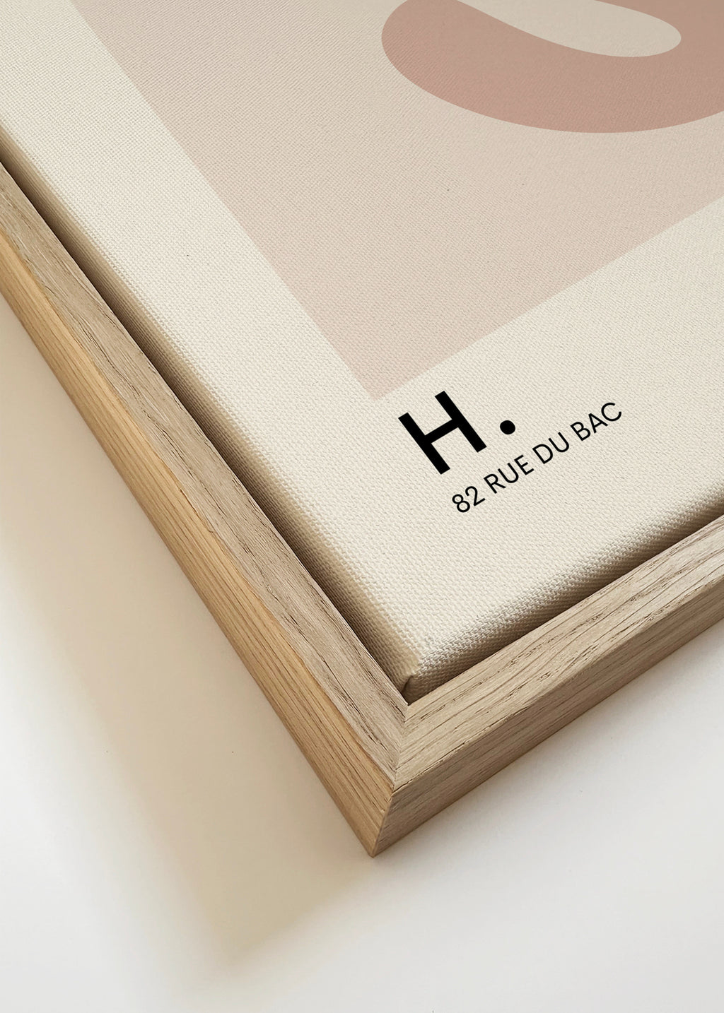 Henri Matisse papiers découpés XI - Framed canvas detail