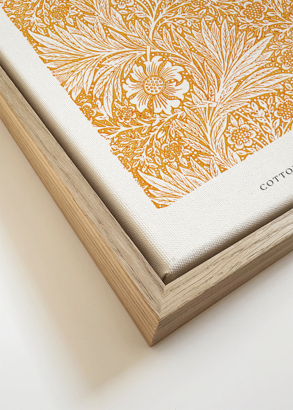 Botanische print William Morris Marigold-motief