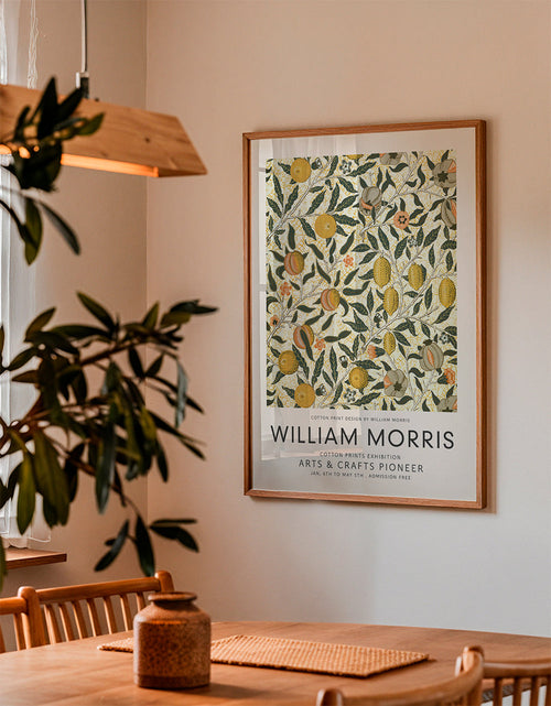 Botanische print met fruitpatroon William Morris