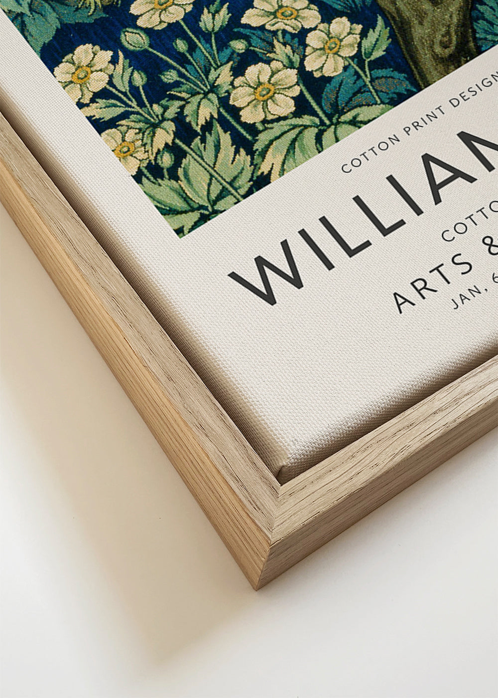 Botanische print William Morris fazant