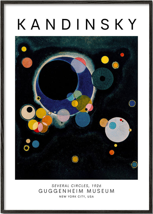 Abstract kunst met kosmische cirkels