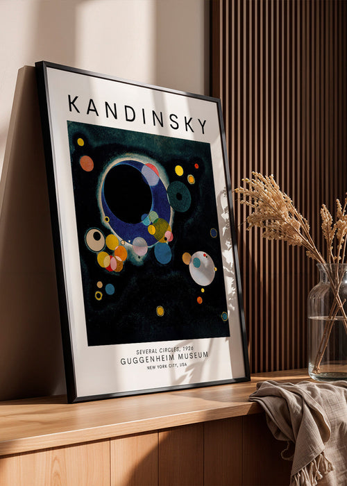 Abstract kunst met kosmische cirkels