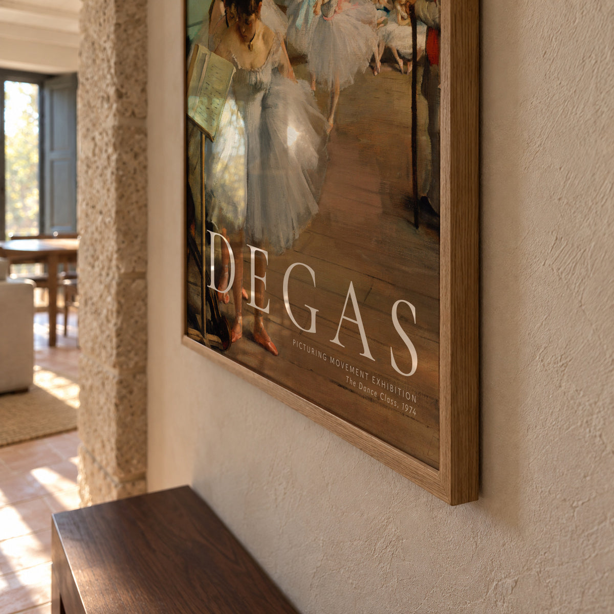 Edgar Degas The Blue Dancers, 1898 - Framed poster detail