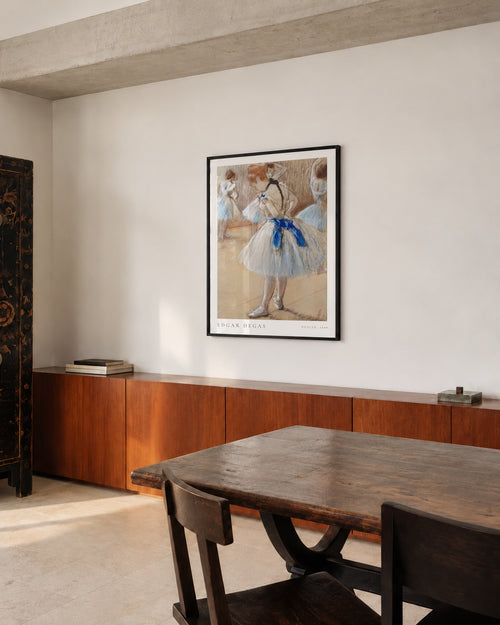 Edgar Degas Dancer - Framed poster in an interior