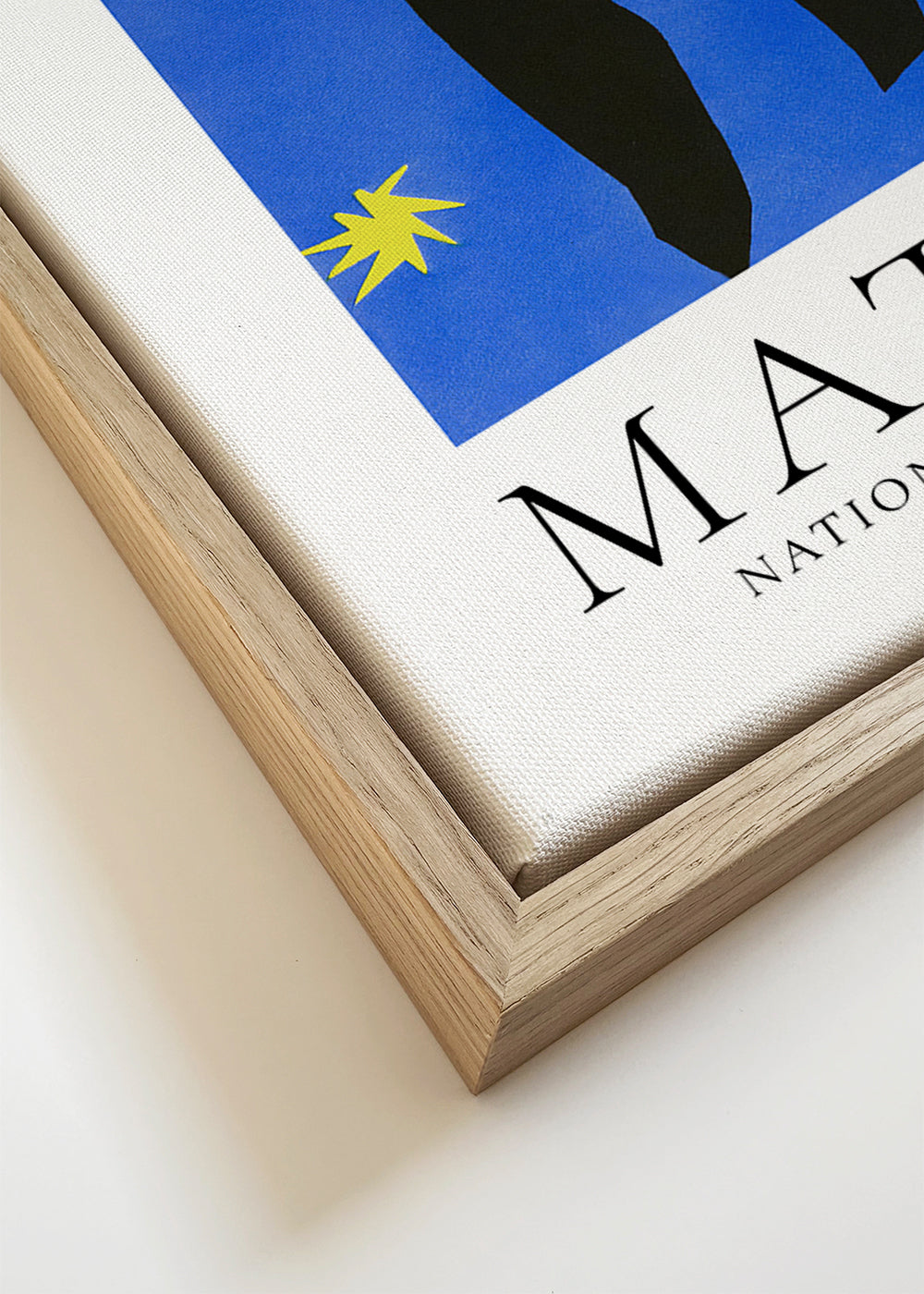 Matisse Icarus illustratie op blauwe achtergrond
