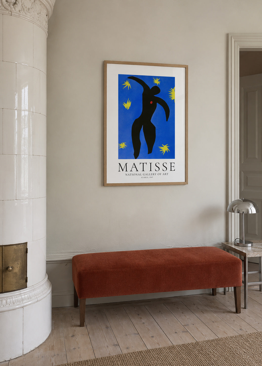 Henri Matisse Icarus - Framed poster in an interior