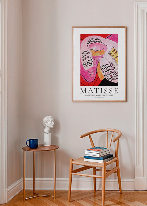 Matisse illustratie van slapende figuur