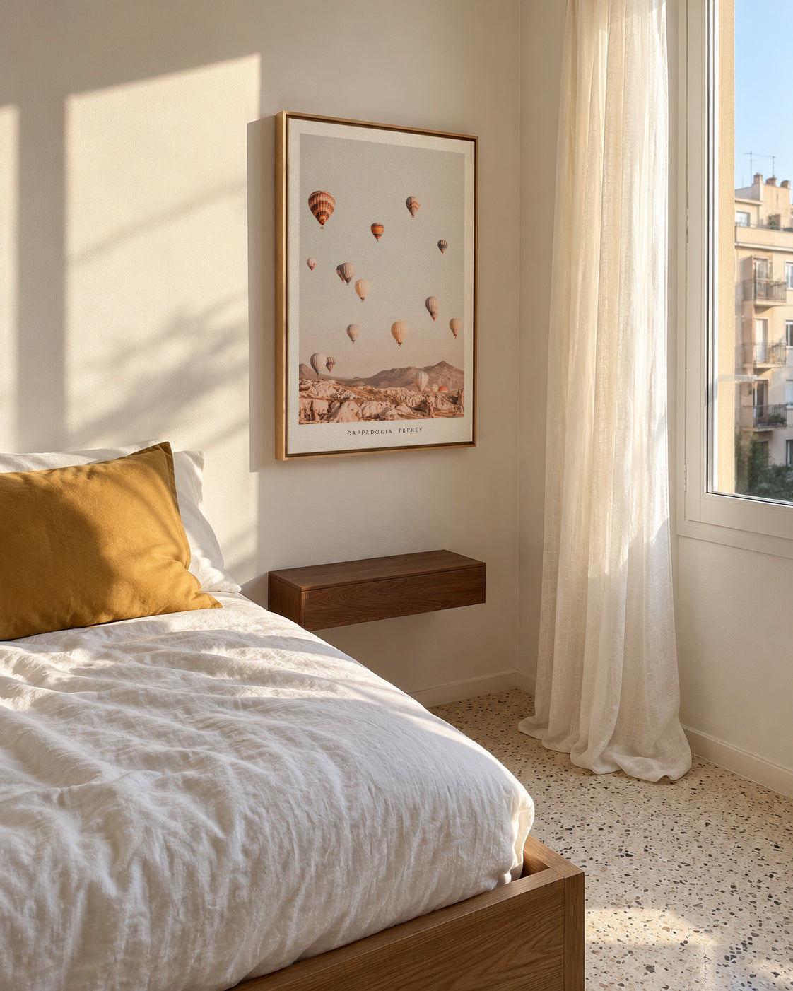 CAPPADOCIA, TURKEY - Framed canvas in an interior
