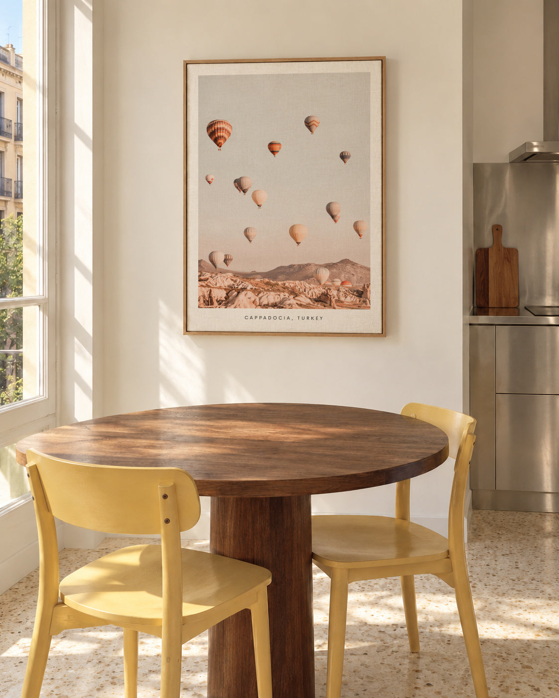 CAPPADOCIA, TURKEY - Framed canvas in an interior