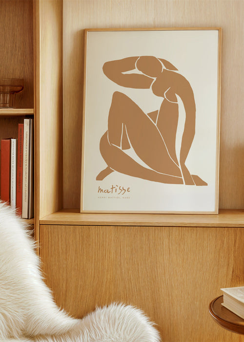 Illustratie vrouwelijke figuur minimalistisch
