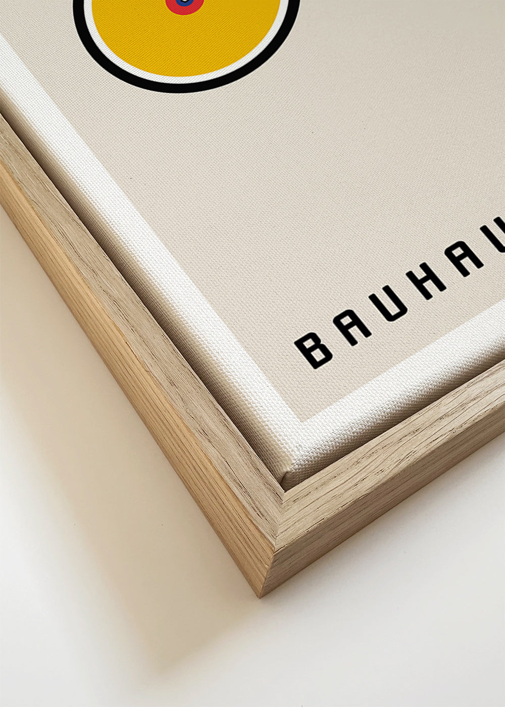 Geometrische poster Bauhaus fiets