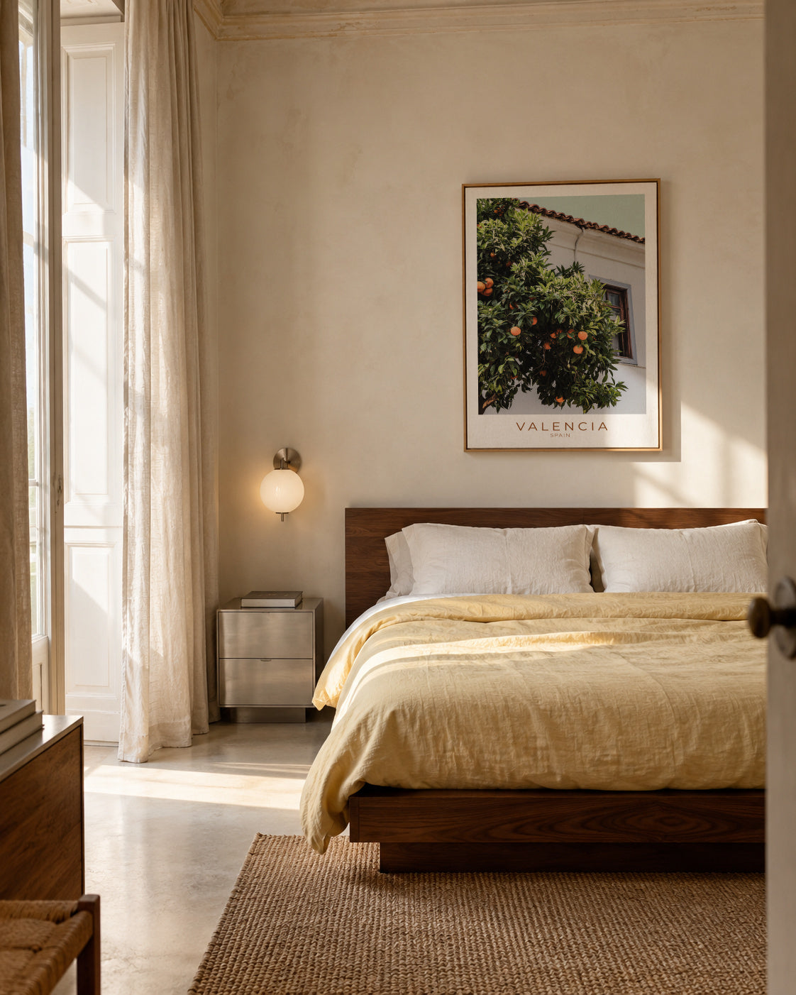 Spain Collection Valencia - Framed canvas in an interior