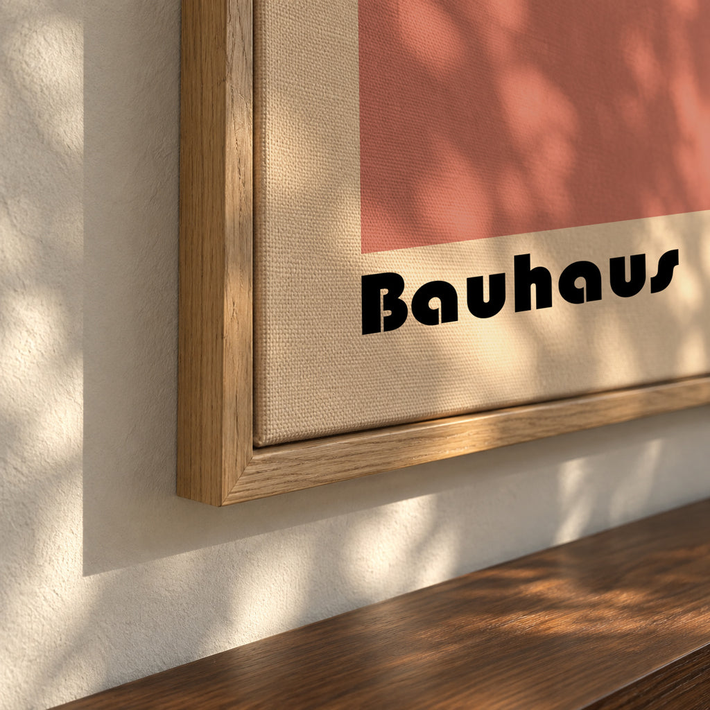 Bauhaus eye II - Framed canvas detail