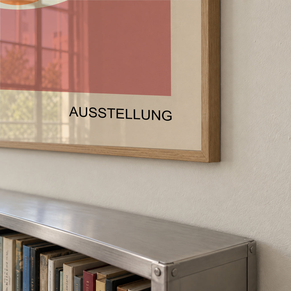 Bauhaus eye II - Framed poster detail