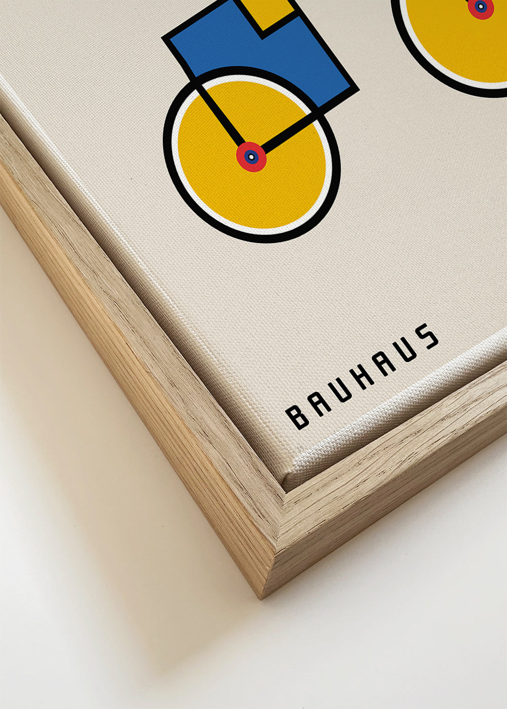 Bauhaus fiets illustratie