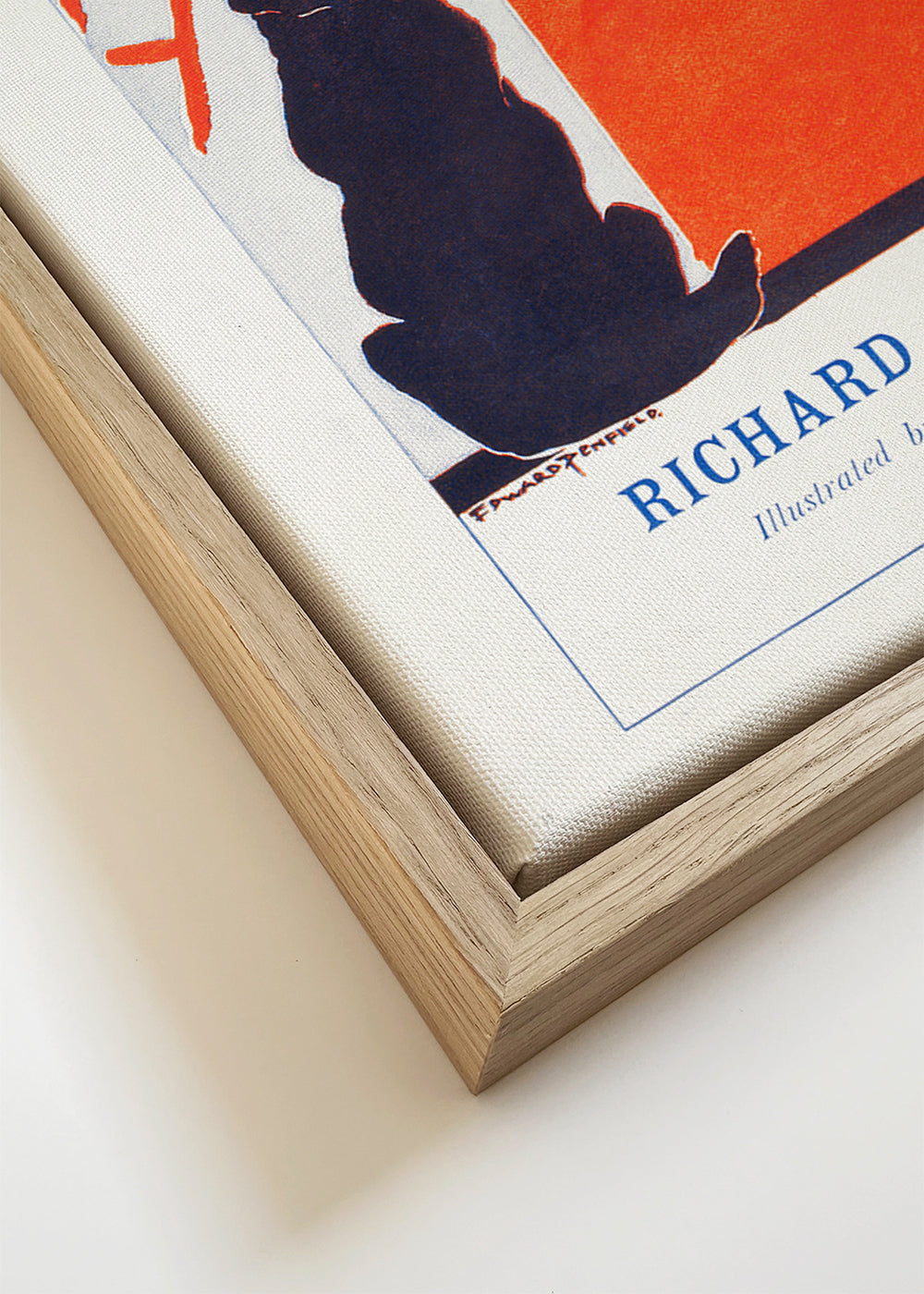 Vintage print About Paris met katten en molen