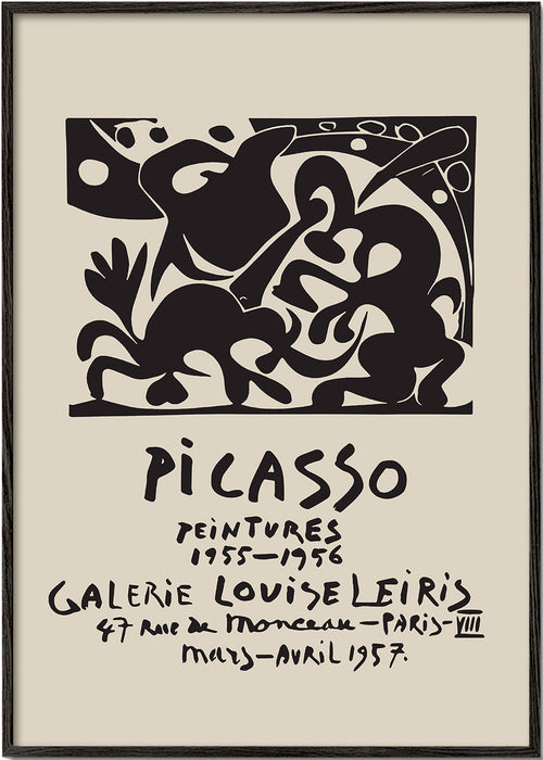 Vintage tentoonstellingsposter van Picasso