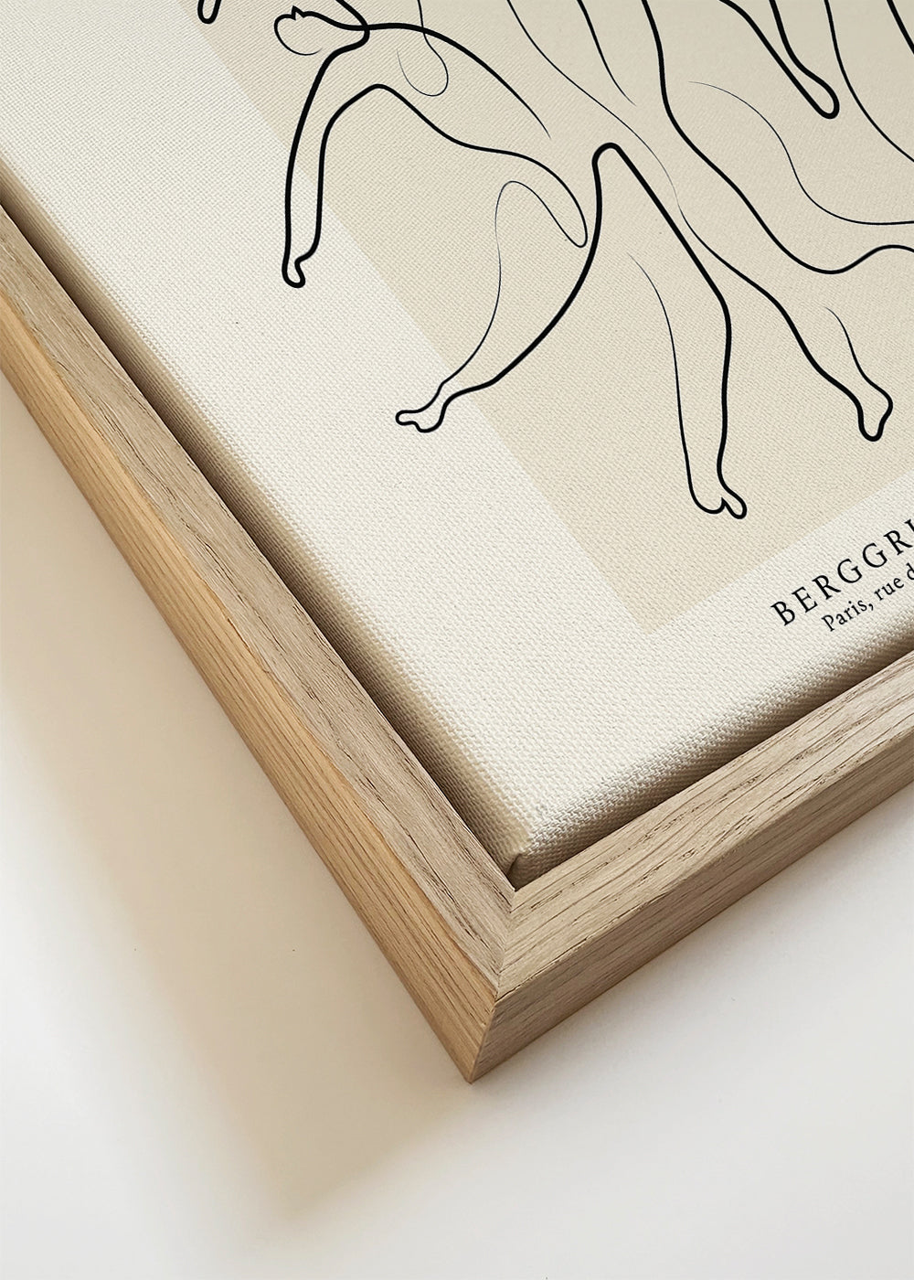 Illustratie van dansende figuren met éénlijnig gebaar
