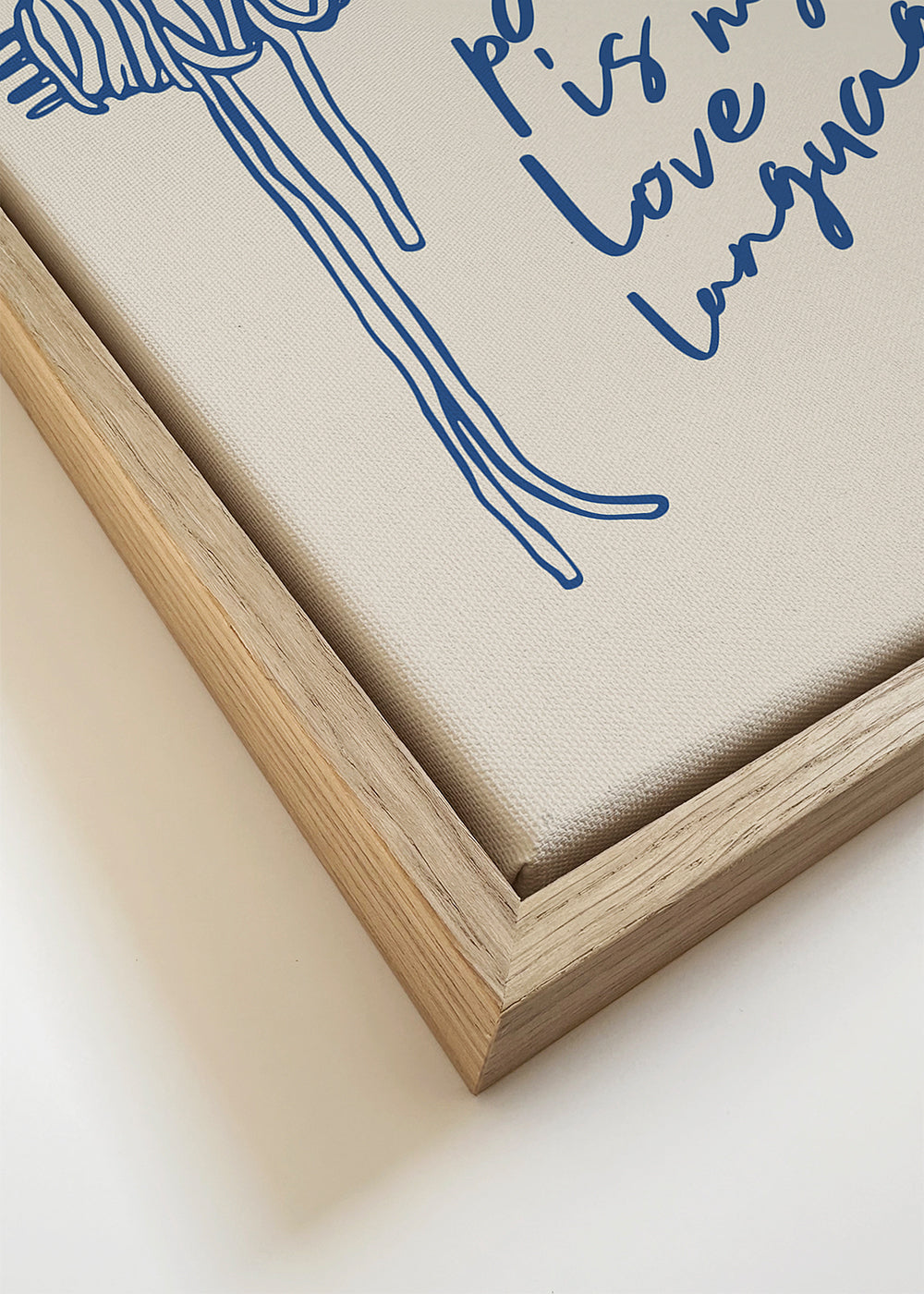 Keuken kunst pasta vork illustratie