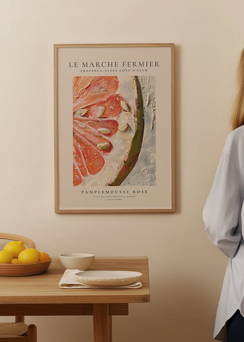 Keuken kunst: roze grapefruit impasto