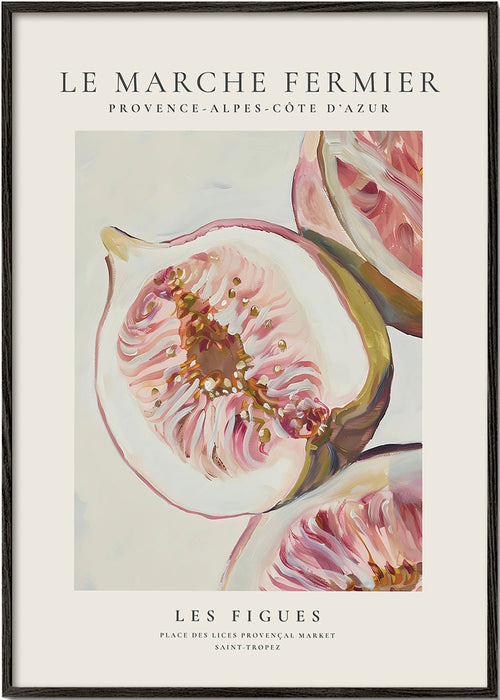 Keuken kunst met vijgen illustratie