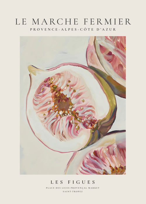 Keuken kunst met vijgen illustratie