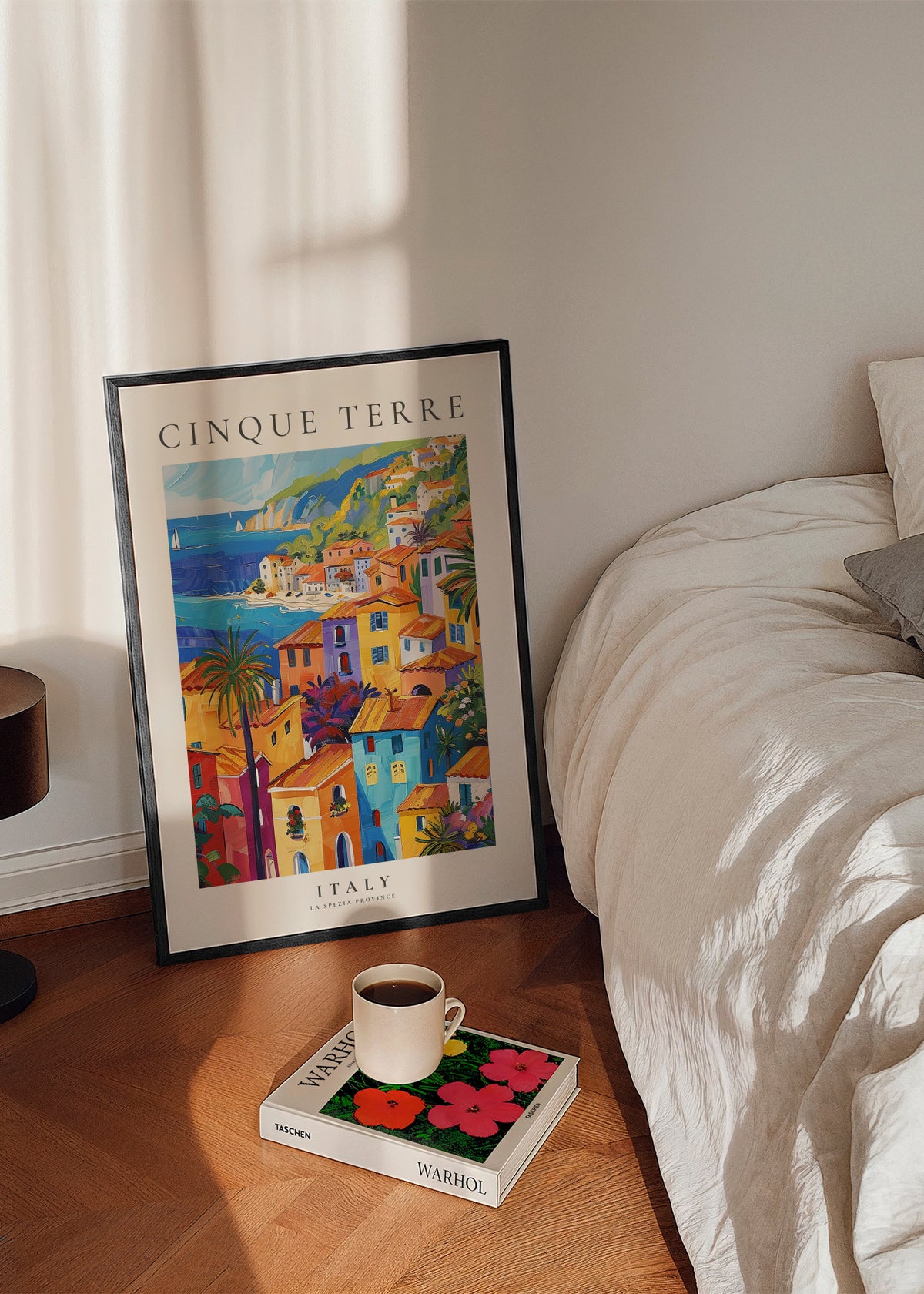 Cinque Terre, Italy - Framed poster in an interior