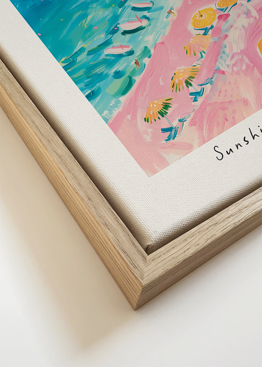 Landschap kunst: Florida strand met palmen