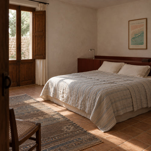 La vie en France, Côte d’Argent - Framed poster in an interior