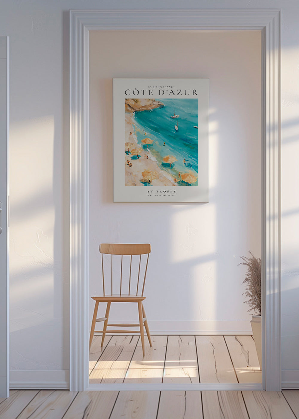 Reisposter Strand van St Tropez