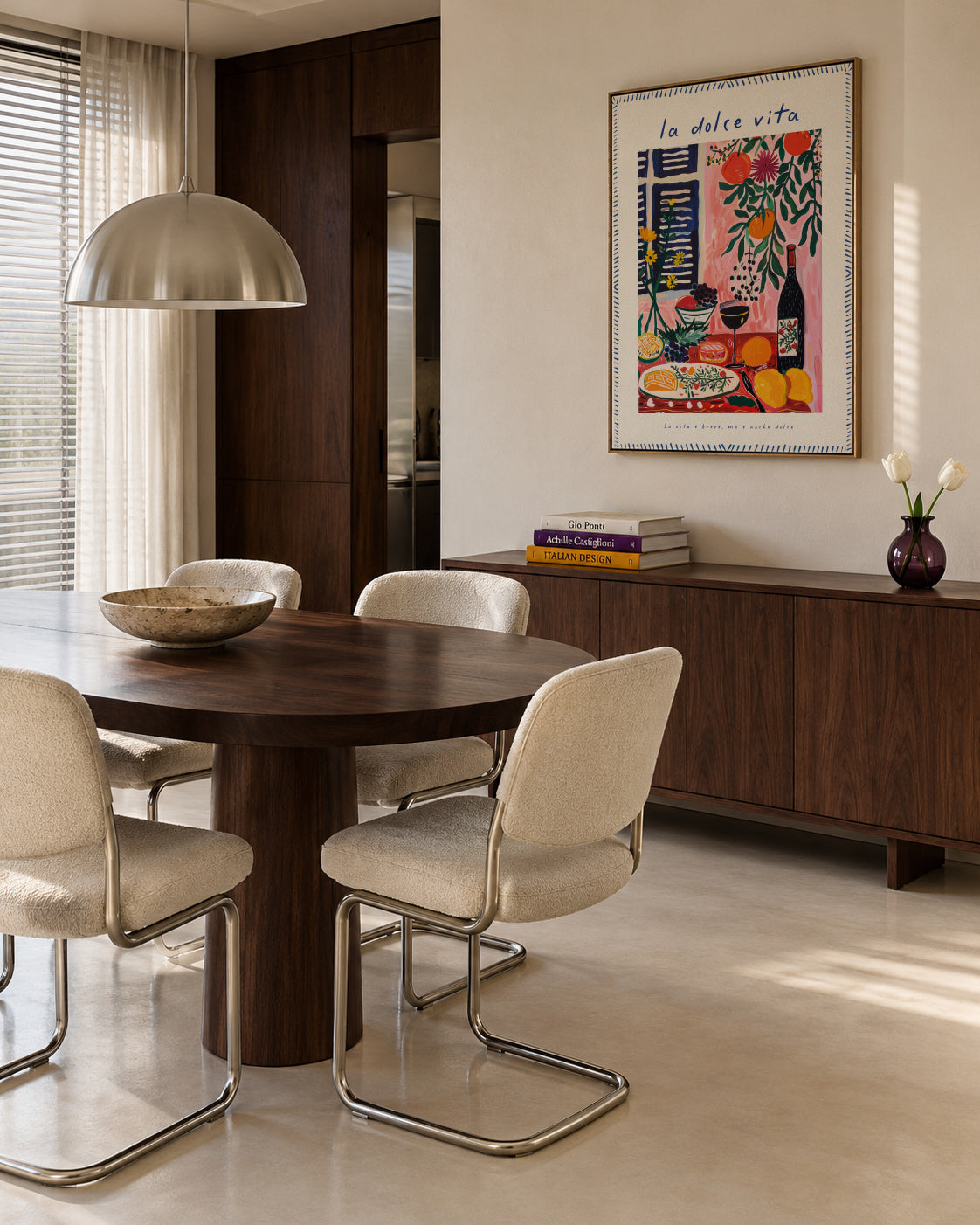 La Dolce Vita - Framed canvas in an interior