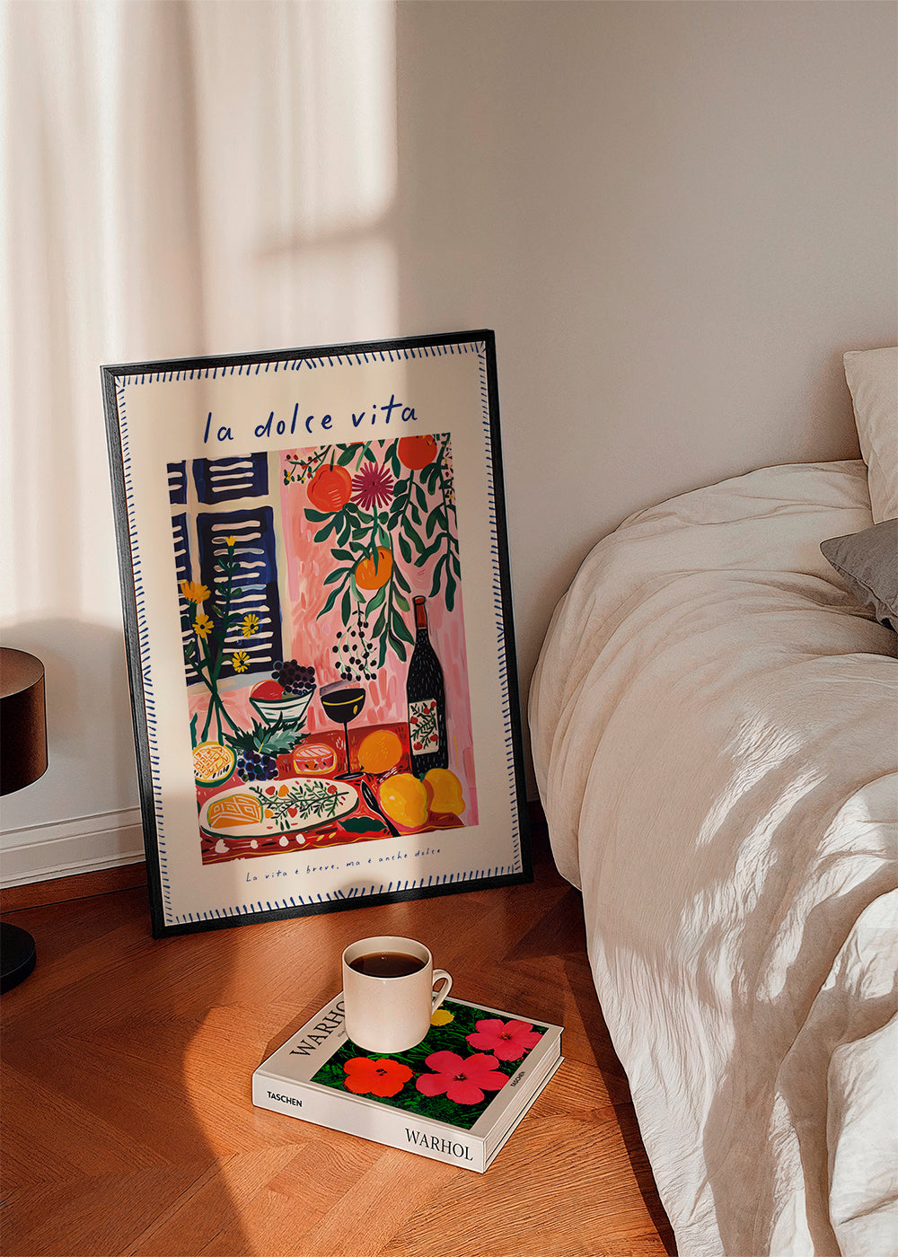 Keuken kunst illustratie La Dolce Vita
