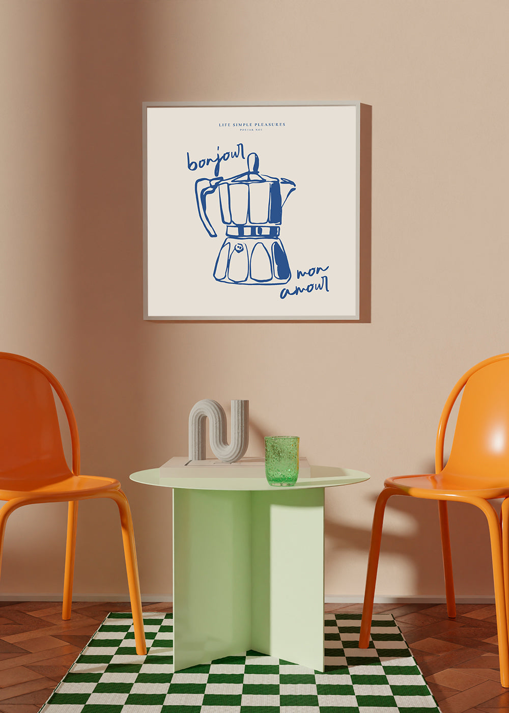 Life Simple simple pleasures - Bonjour mon amour - SQUARE