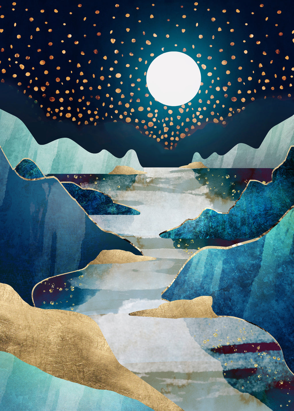 Moon Glow - Unframed art print
