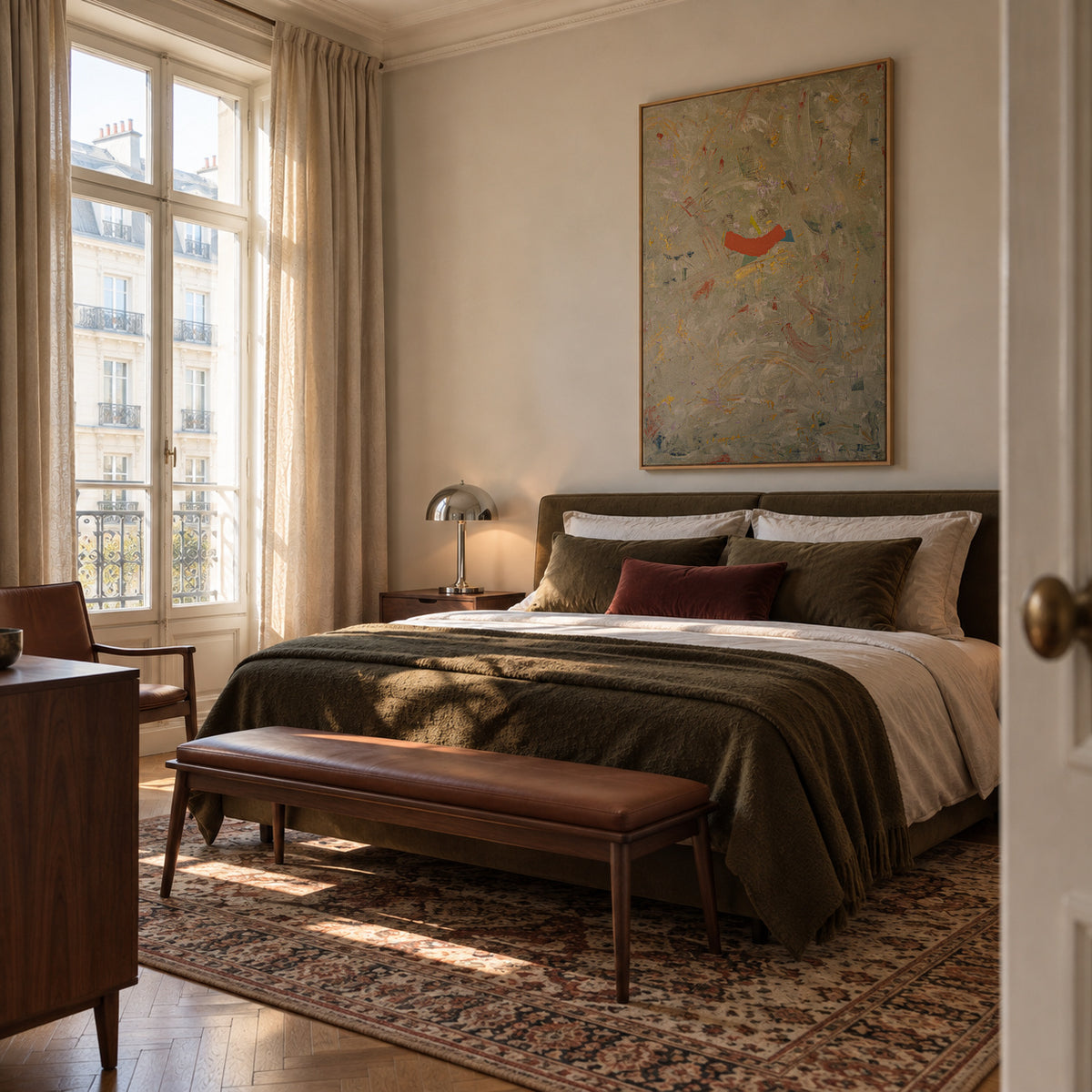 Alive - Framed canvas in an interior