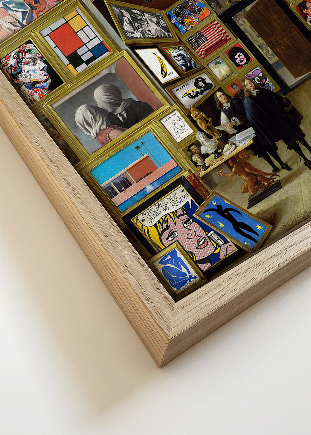 Collage van galerij-iconen