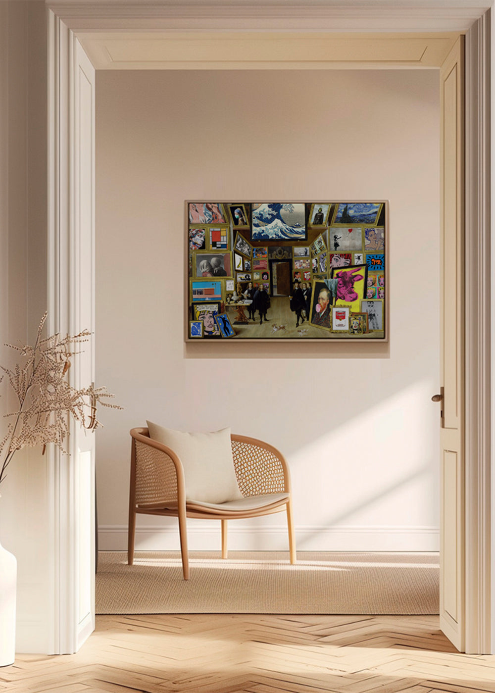 Collage van galerij-iconen