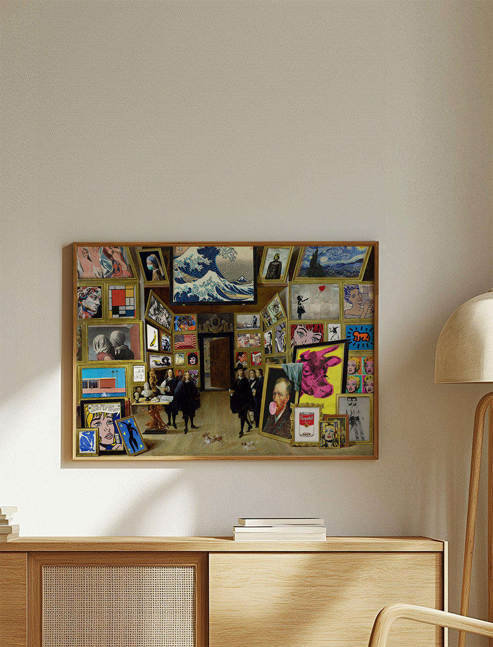 Collage van galerij-iconen