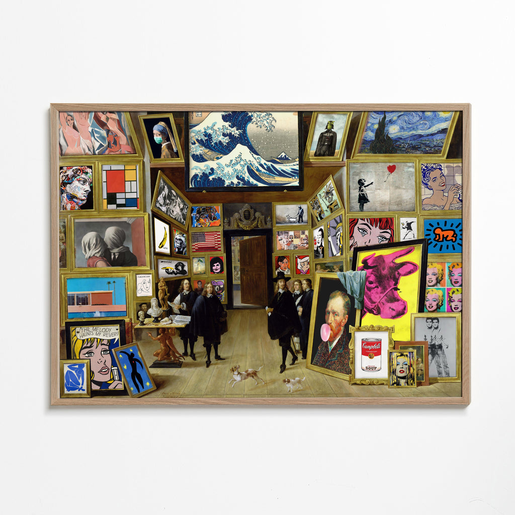 Collage van galerij-iconen