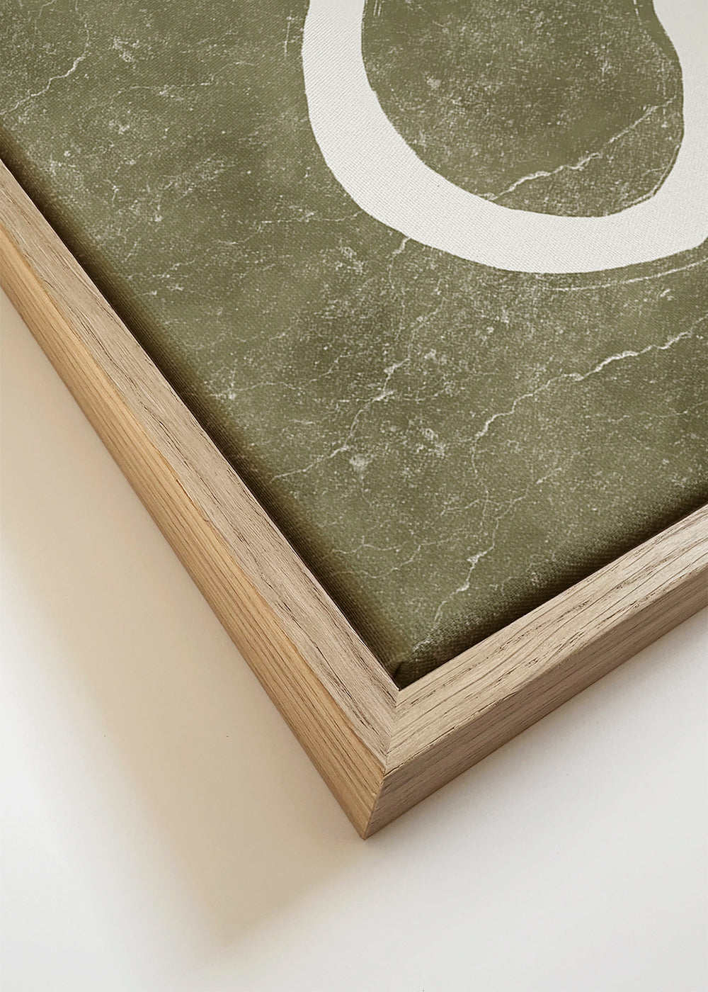 Abstract kunstwerk met organische golven