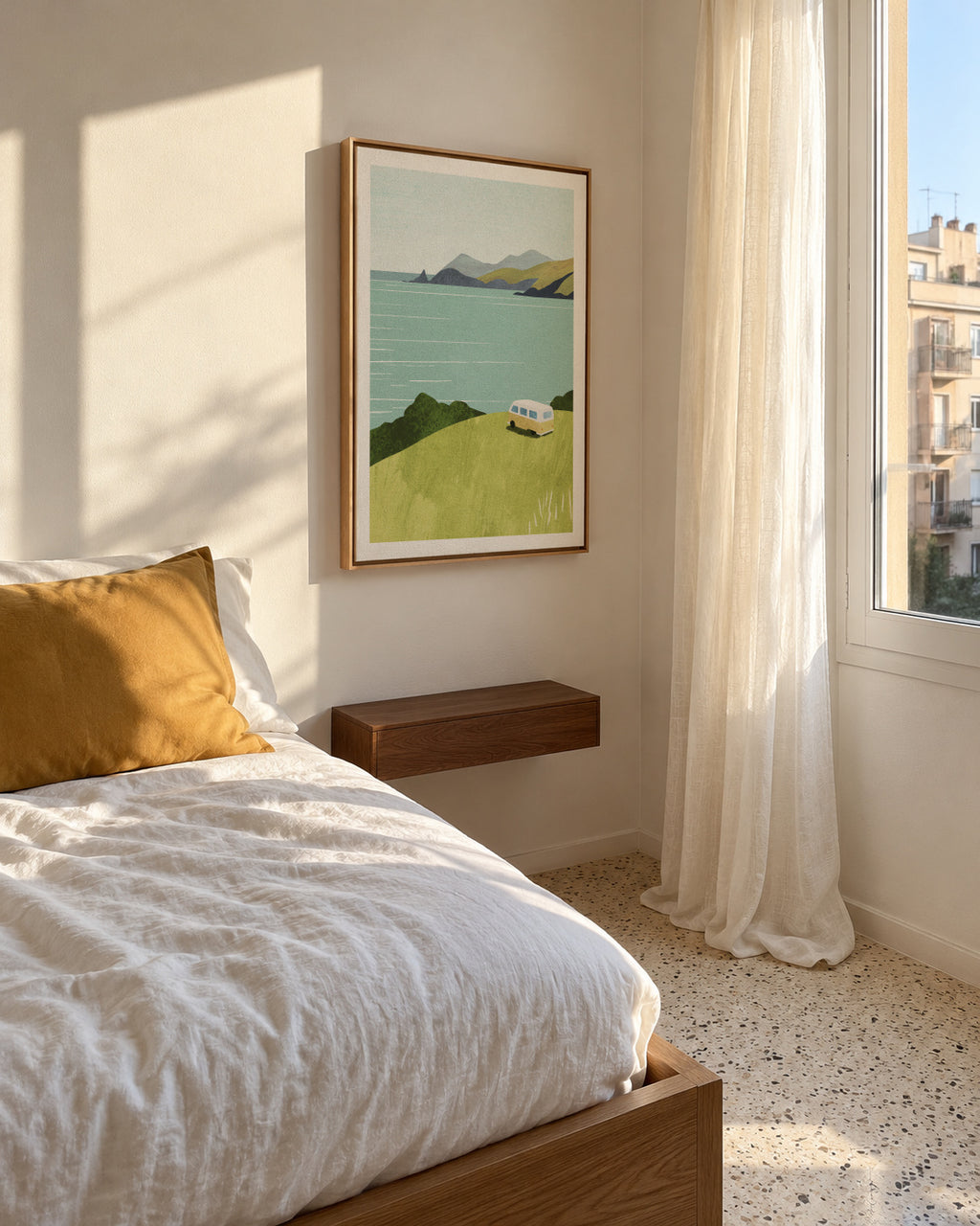 Van Life - Framed canvas in an interior