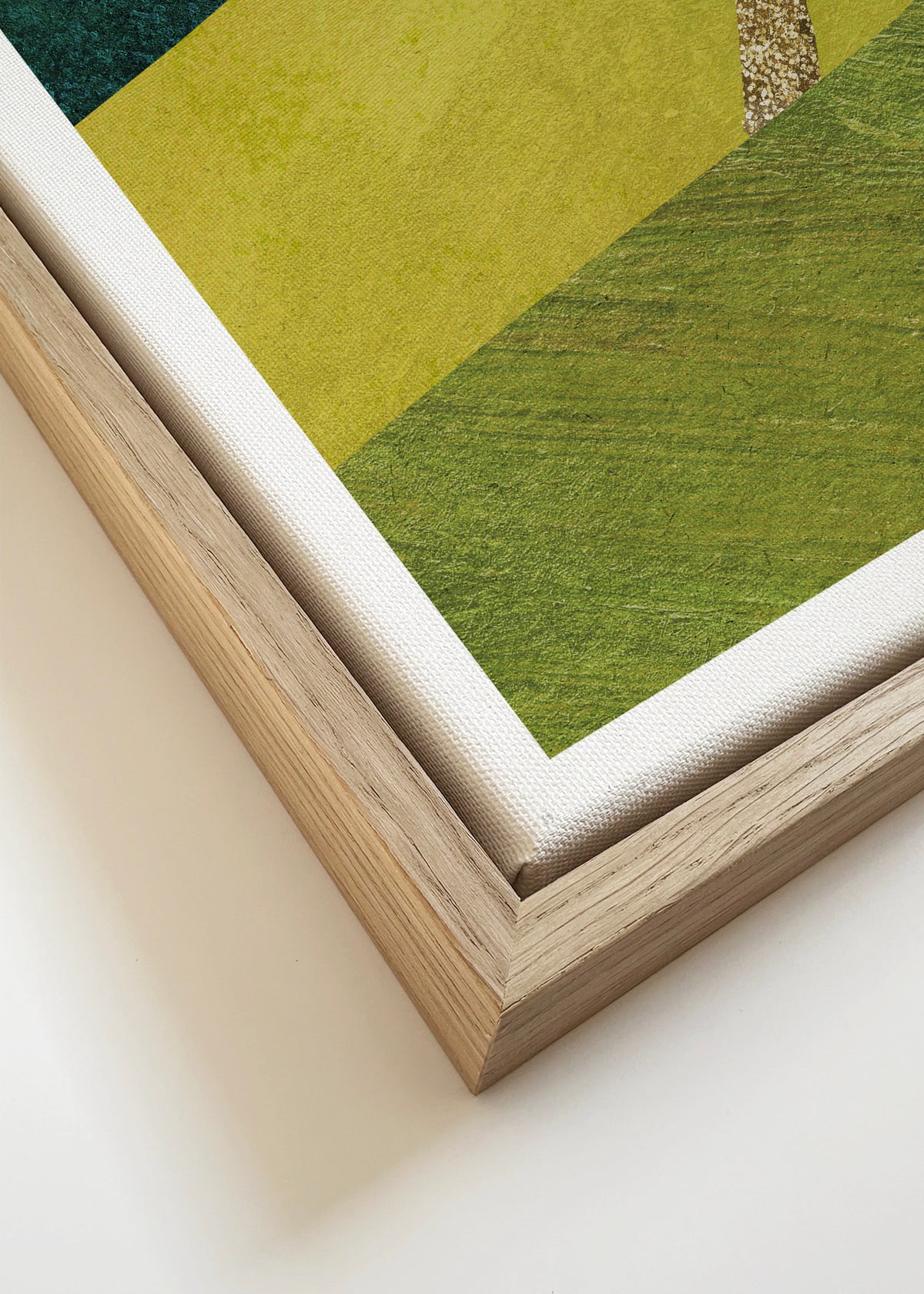 Walking Home - Framed canvas detail