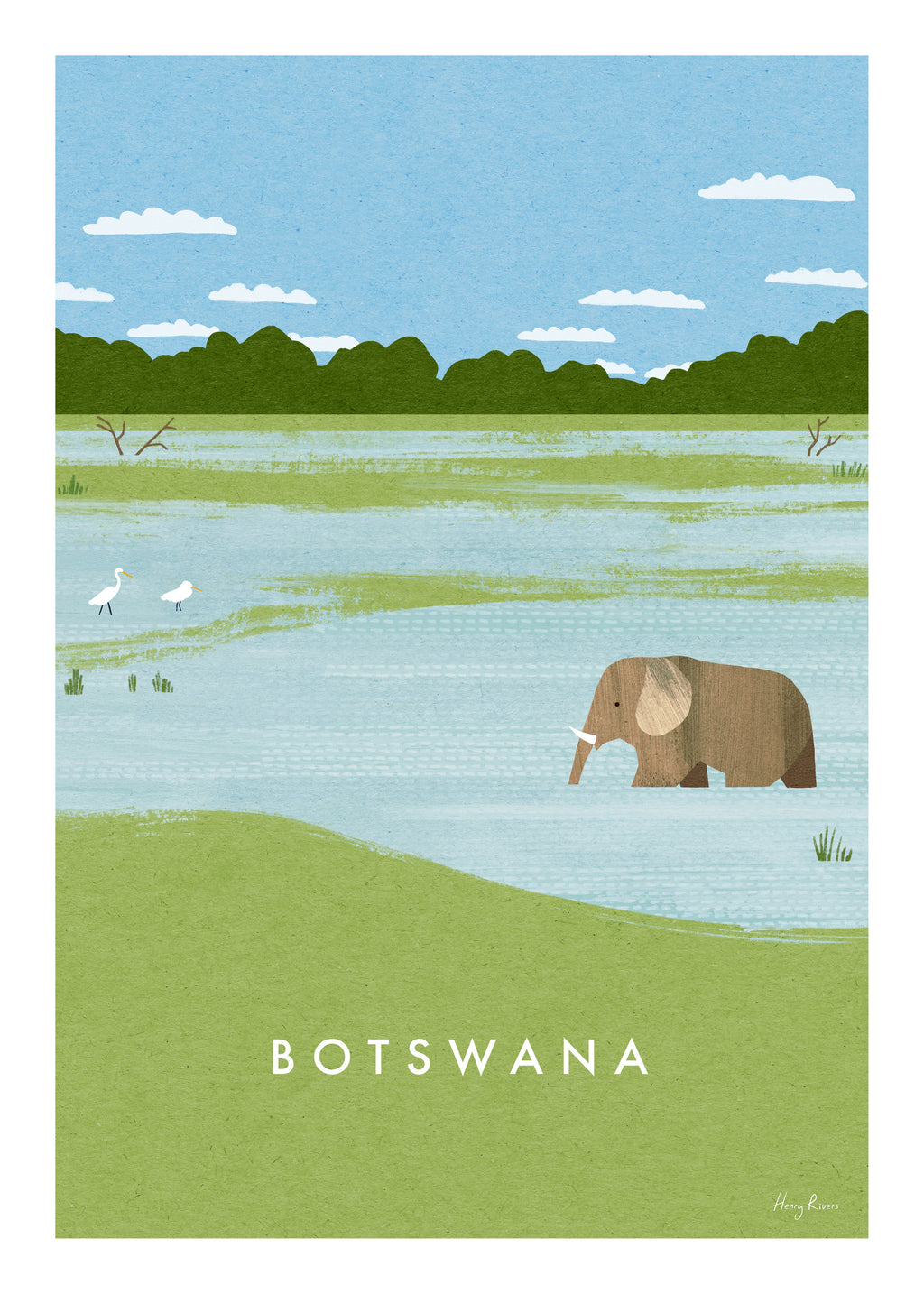 Botswana - Unframed art print