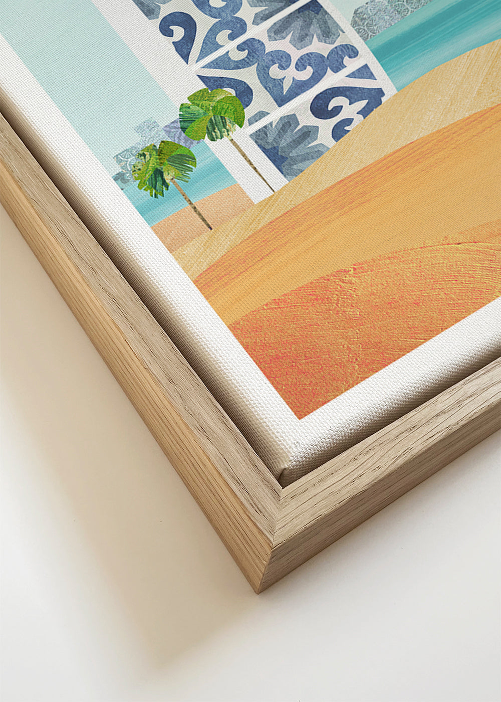 Reisposter Dubai skyline illustratie