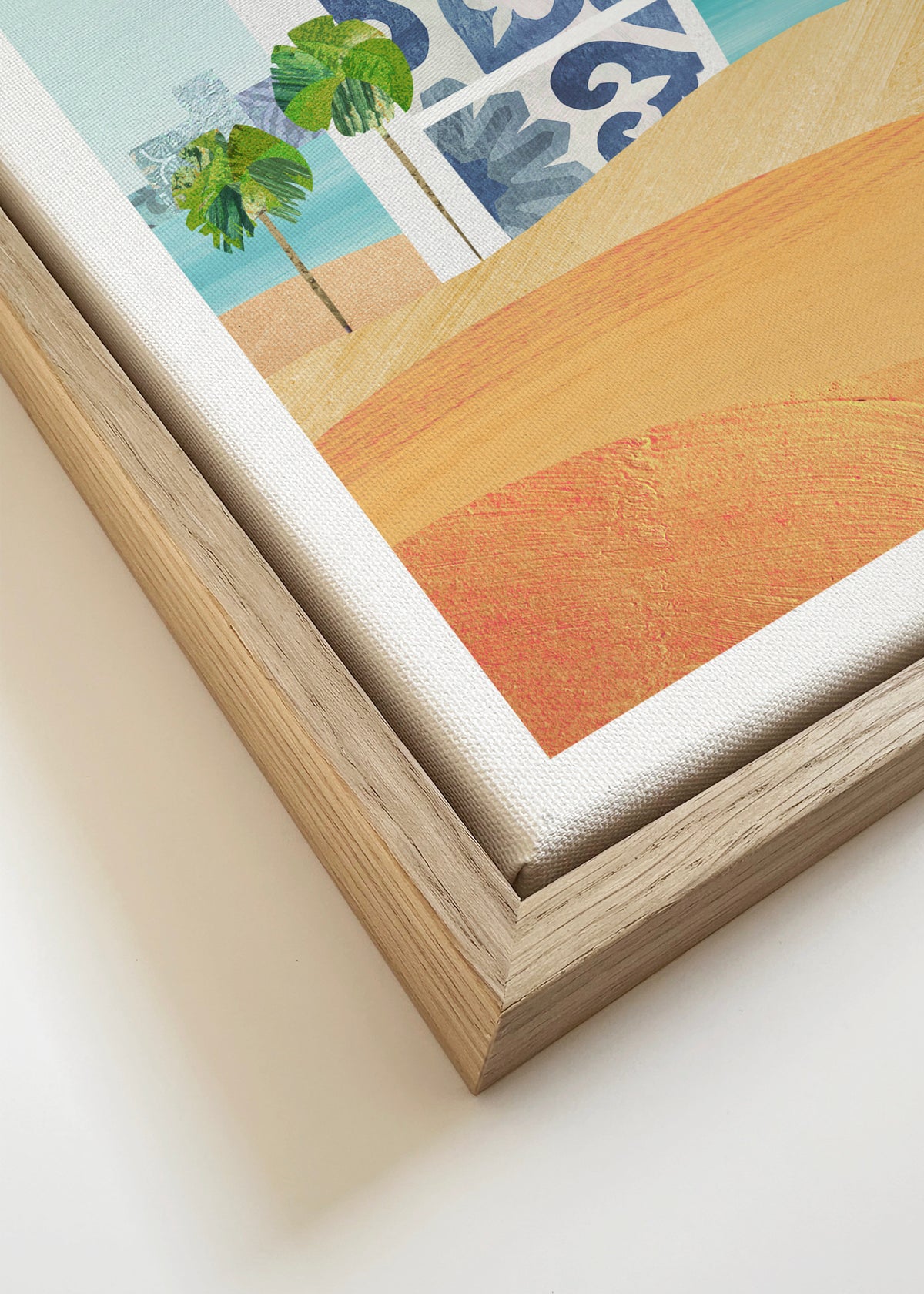 Dubai - Framed canvas detail